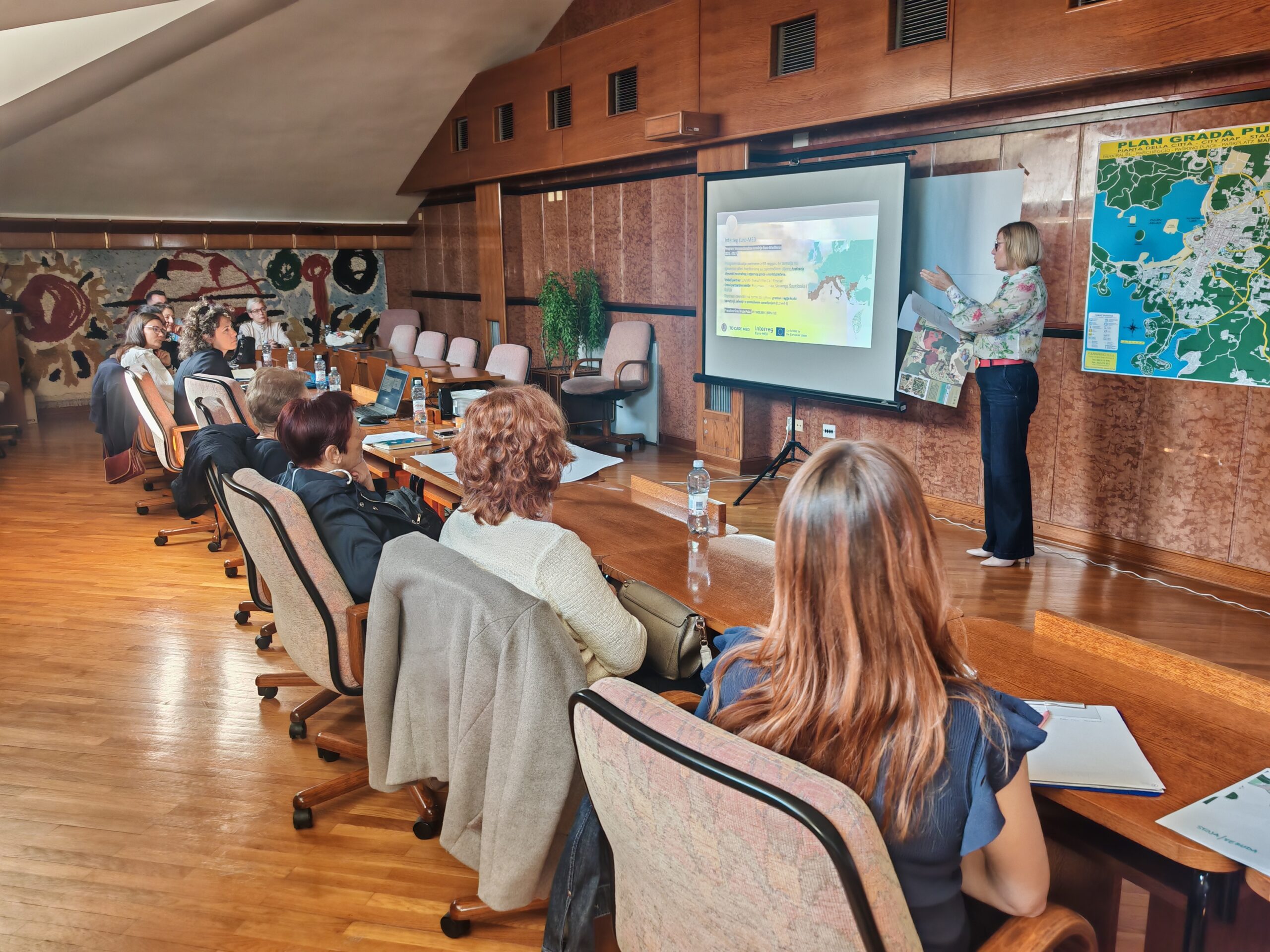 stakeholders in  workshop MED Co-Design in Pula , office 