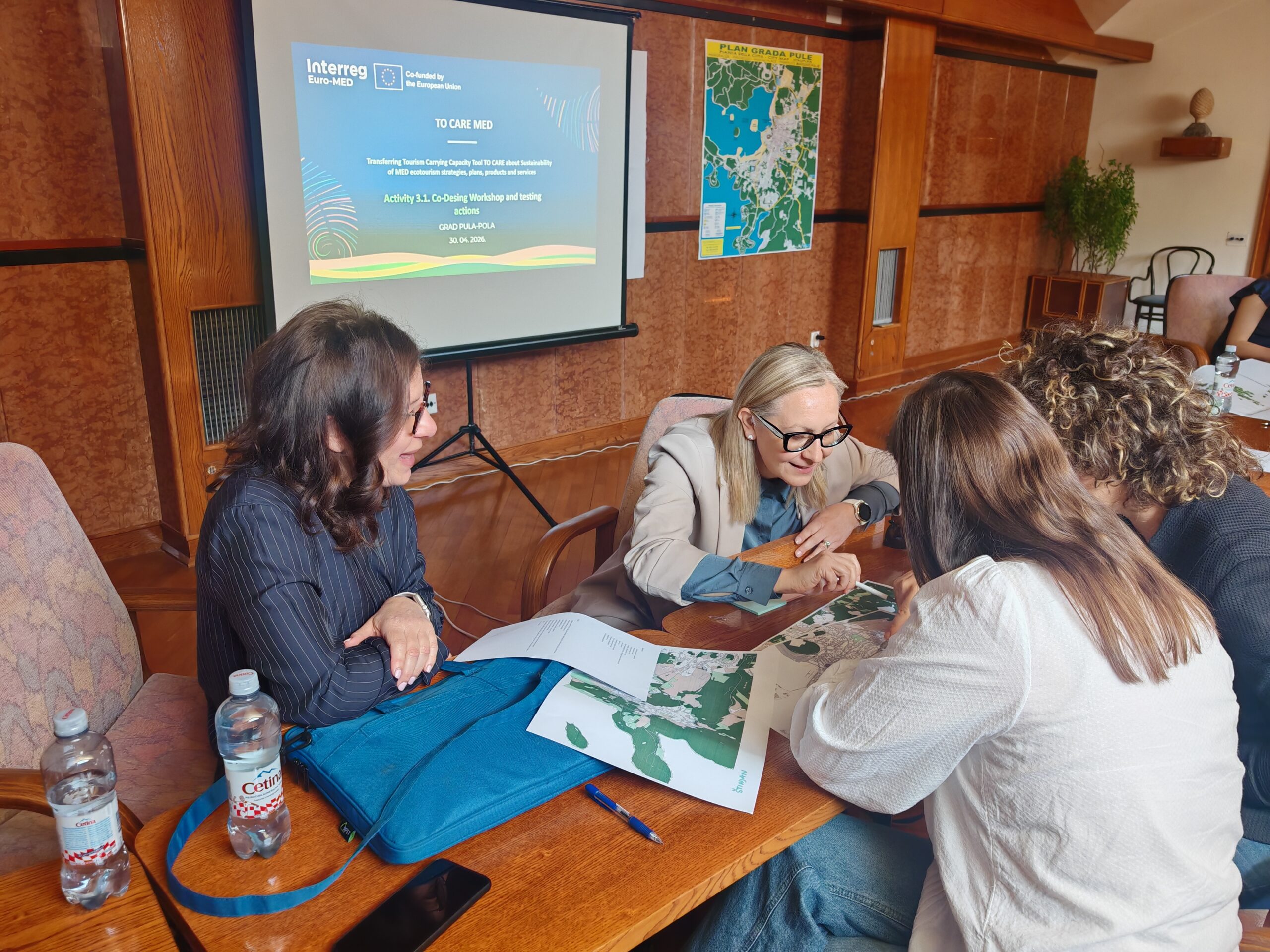stakeholders in  workshop MED Co-Design in Pula , office